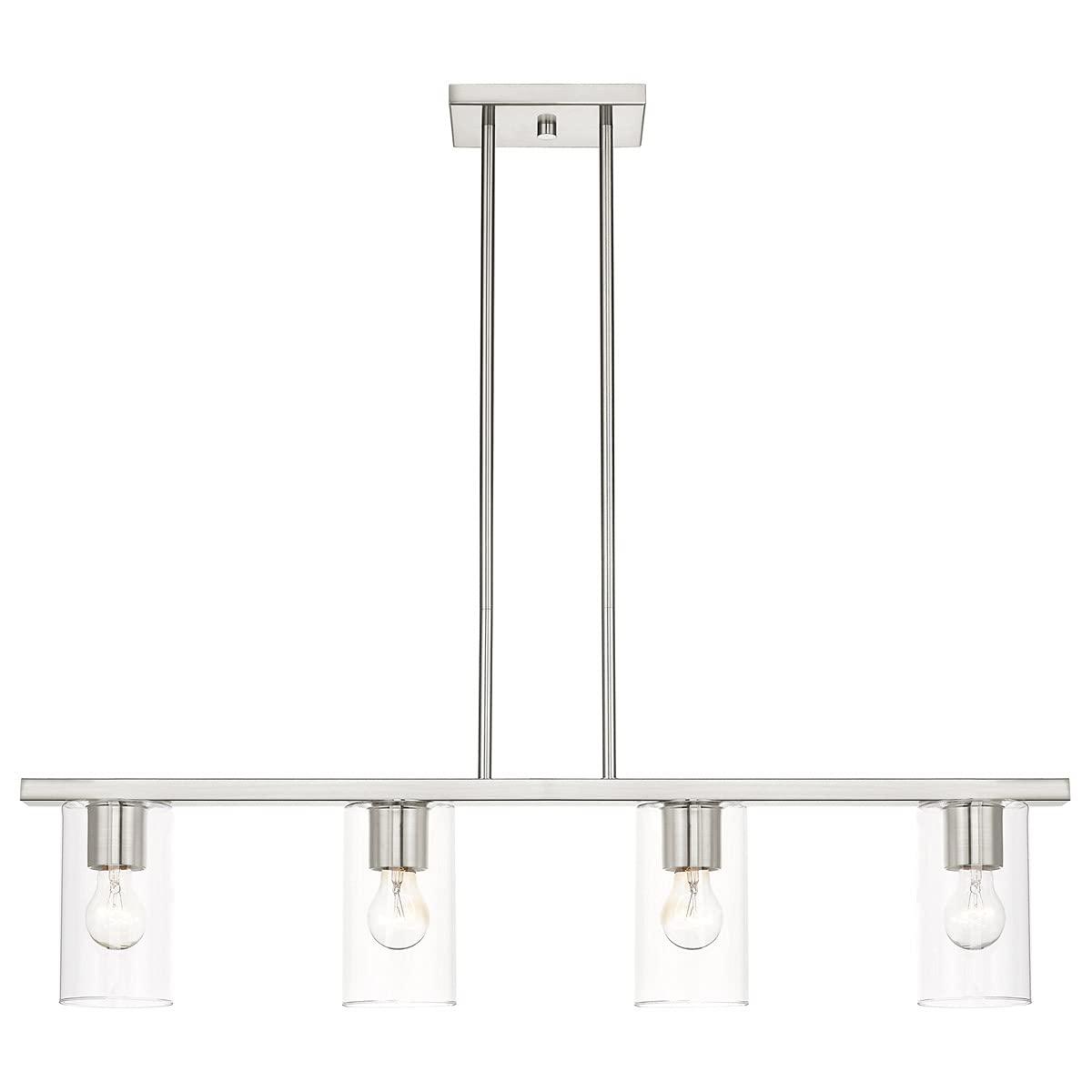 Livex Lighting Zurich 4 - Light Chandelier in  Brushed Nickel