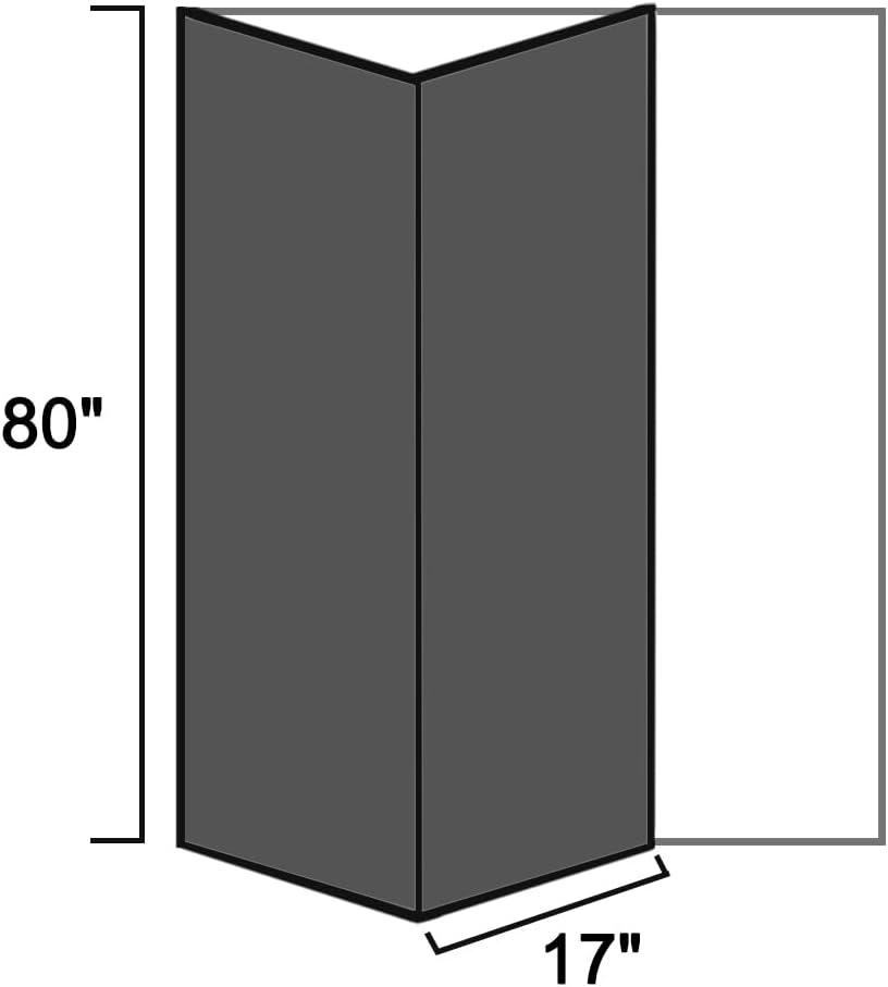 Calhome 1 Panel Shaker Composite Bi-Fold Door with Sliding Barn Door Hardware Kit