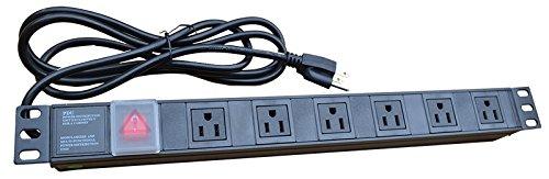 Server Rack - 9U - Server Cabinet - for - Network - Electronics - AV Rack - Equipment - Wall Mount Rack - on Feet with Locking Doors 8-Way Power Strip Shelf Fan - 24-inch Deep Sysracks (Black)