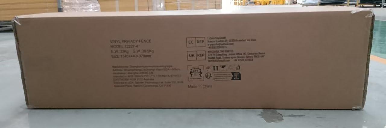 VEVOR 4 ft. H x 4 ft. W Outdoor Privacy Screens 4 Panels