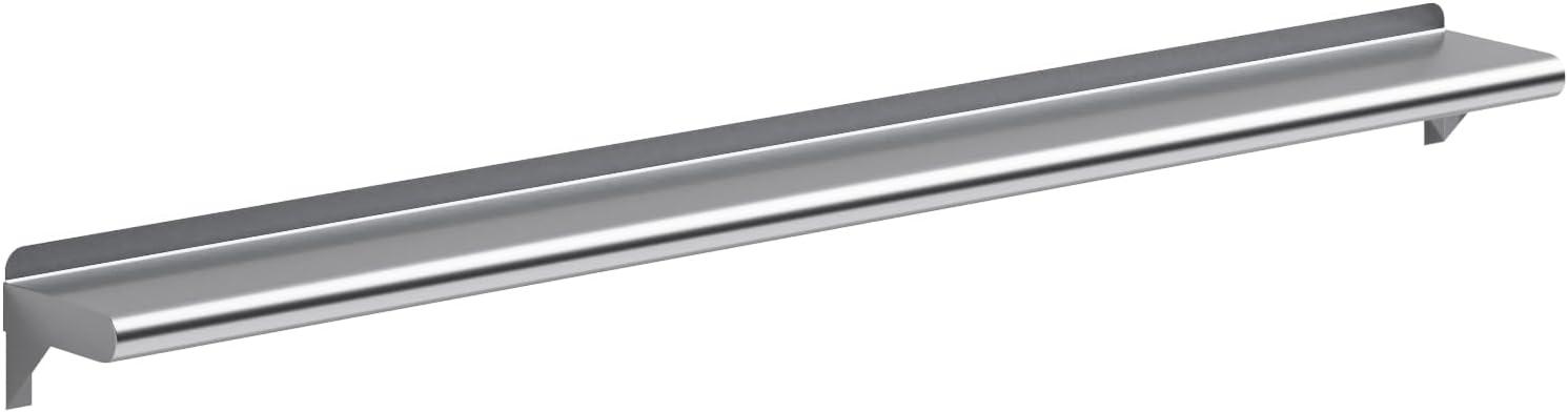 6 in. x 60 in. Stainless Steel Wall Shelf