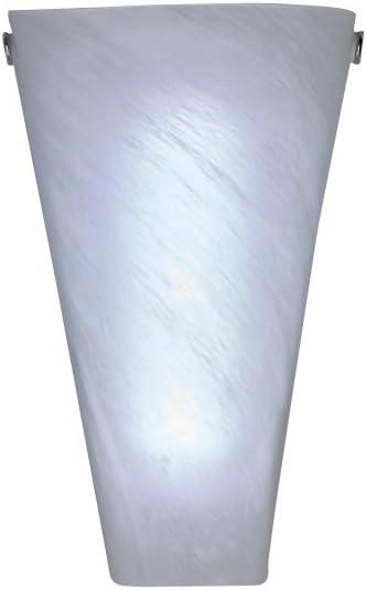 Frosted Marble Glass Conical Sconce