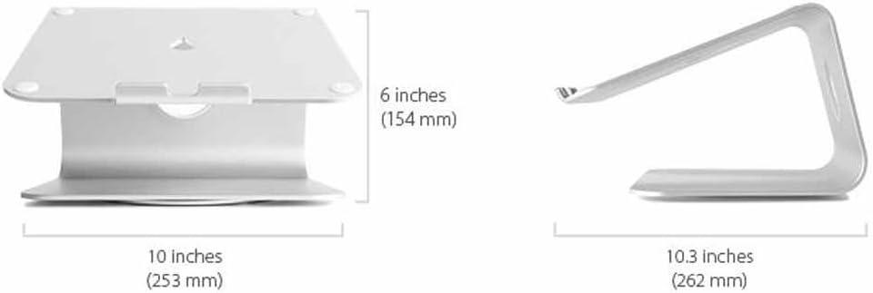 Rain Design M-Stand 360 Laptop Stand with Swivel, Space Gray