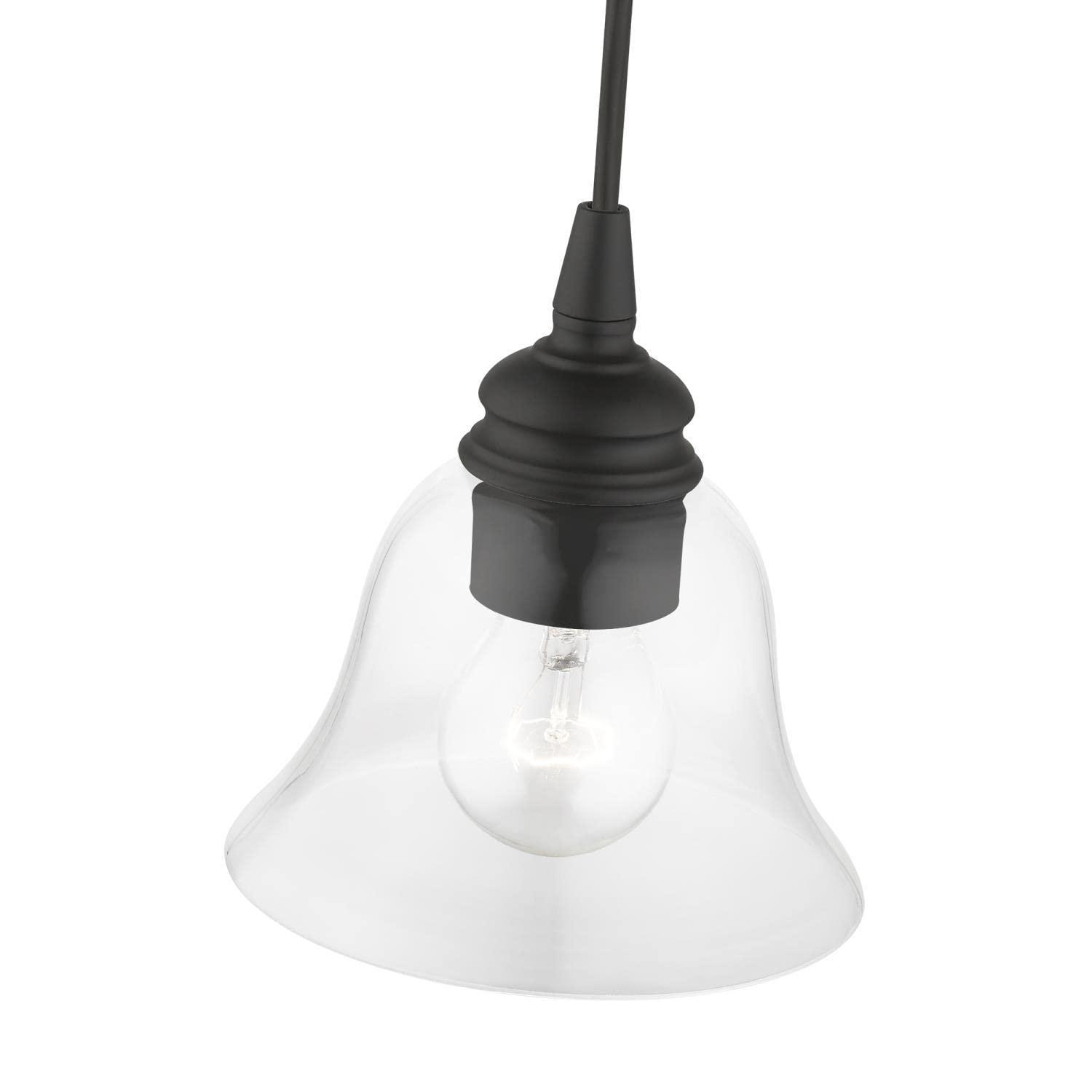 Livex Lighting Moreland 1 - Light Pendant in Black