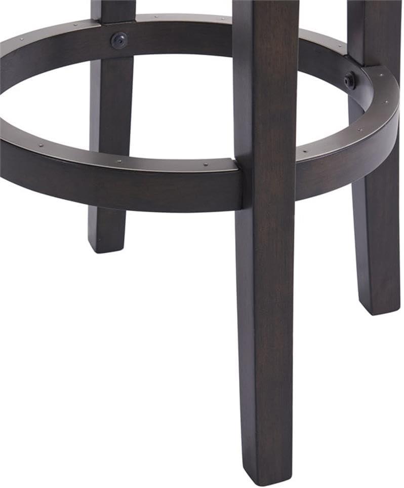 Set of 2 Clara Swivel Bar Height Stools - Alaterre Furniture