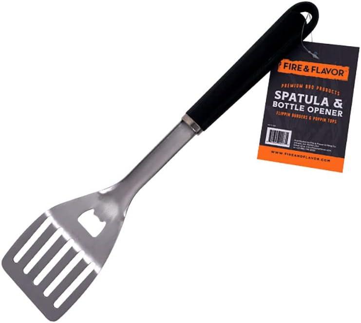 Fire & Flavor Wood Handle Spatula w/ Beer Opener