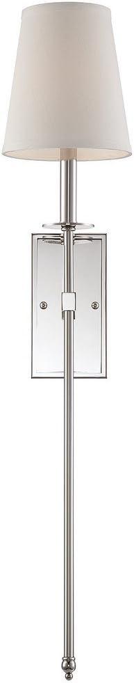 Savoy House Monroe 1 - Light Wall Light in  Polished Nickel