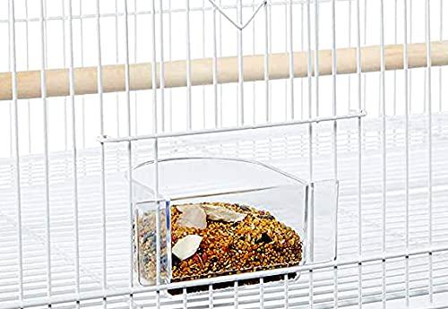 Pet Product 64" Extra Large Wrought Iron Breeding Bird Flight Cage Front Feeder Doors Side Breeding Nest Box Door Easy Clean Pull Out Tray with Removable Rolling Stand