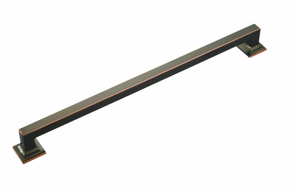 Hickory Hardware Studio Collection Appliance Pull 18 Inch Center to Center Oil-Rubbed Bronze Highlighted Finish