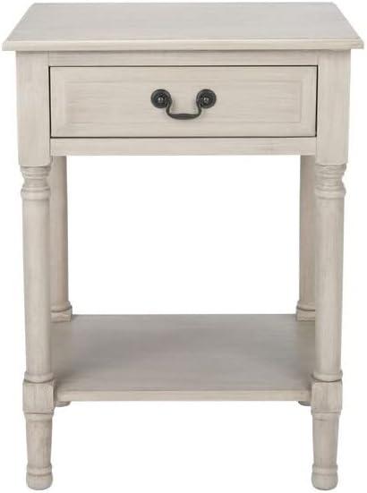 Whitney 1 Drawer Accent Table - Greige - Safavieh.
