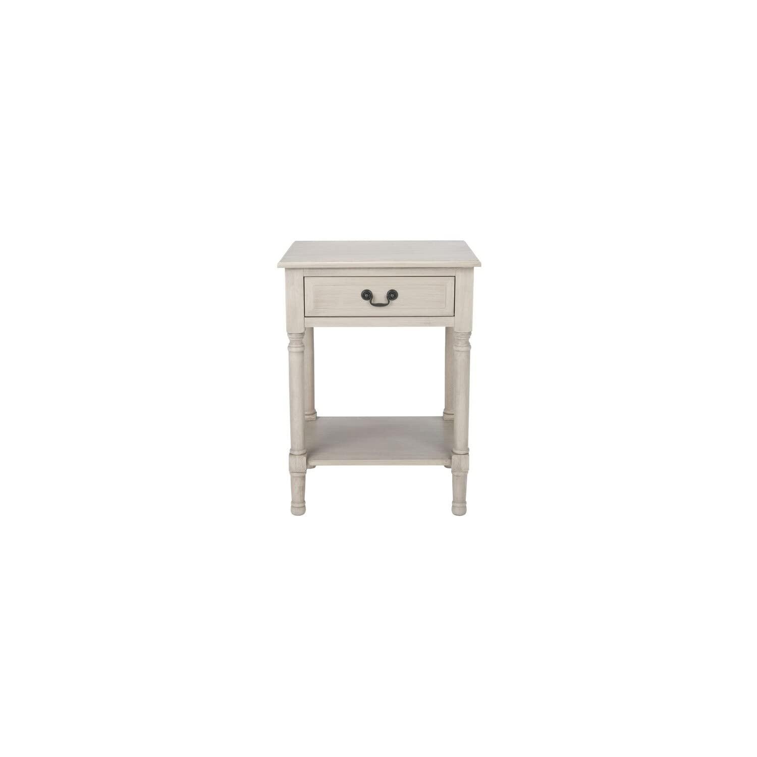 Whitney 1 Drawer Accent Table - ACC5705D - Greige - Safavieh