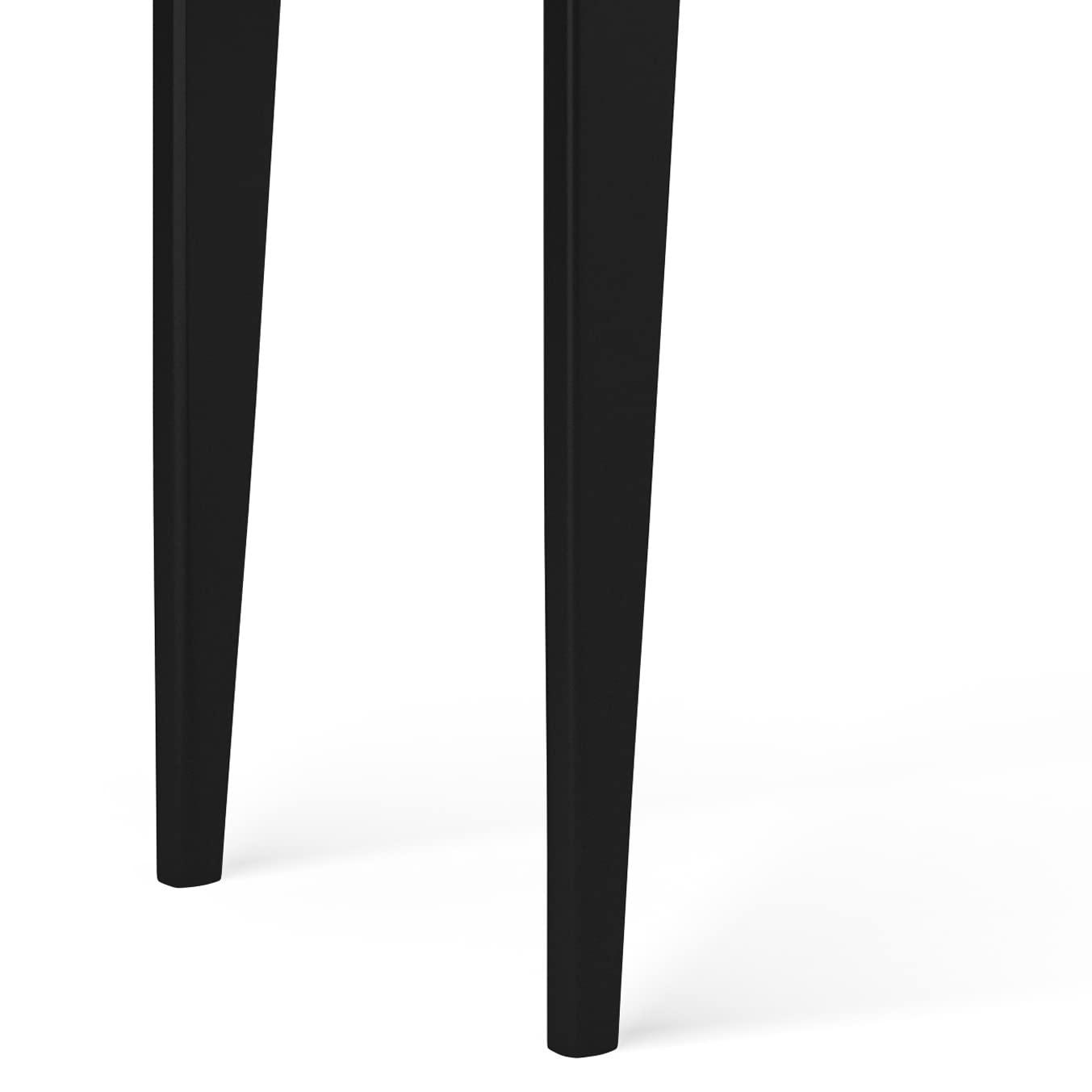 Simpli Home Harper 54"W Solid Hardwood Mid-Century Modern Storage Console Table with Drawers and Tapered Legs