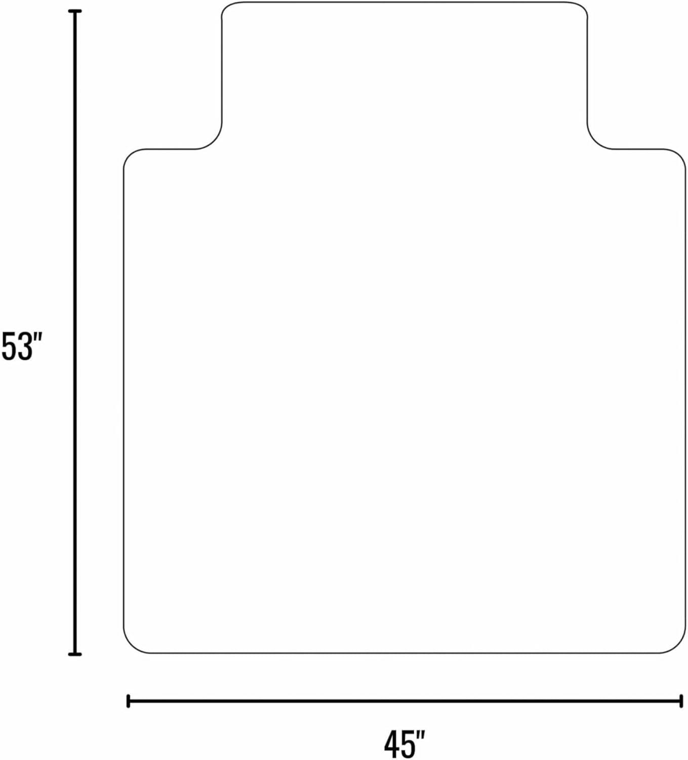 EverLife High Pile Carpet Ramped Chair Mat