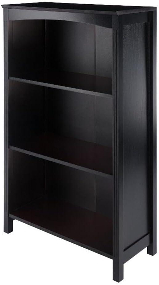 42.99" Terrace 4 Tier Bookshelf Espresso Brown - Winsome