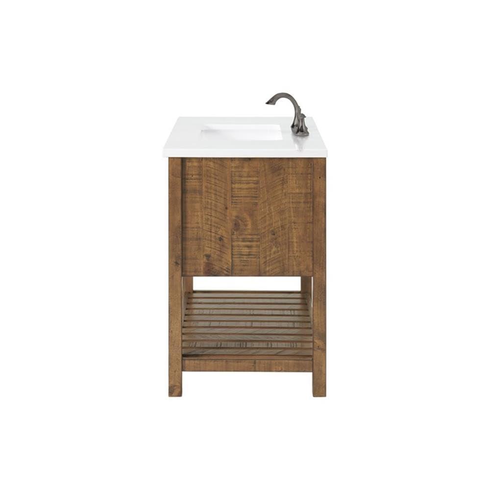 Martin Svensson Home Monterey 37" Wood Single Bathroom Vanity Natural Brown