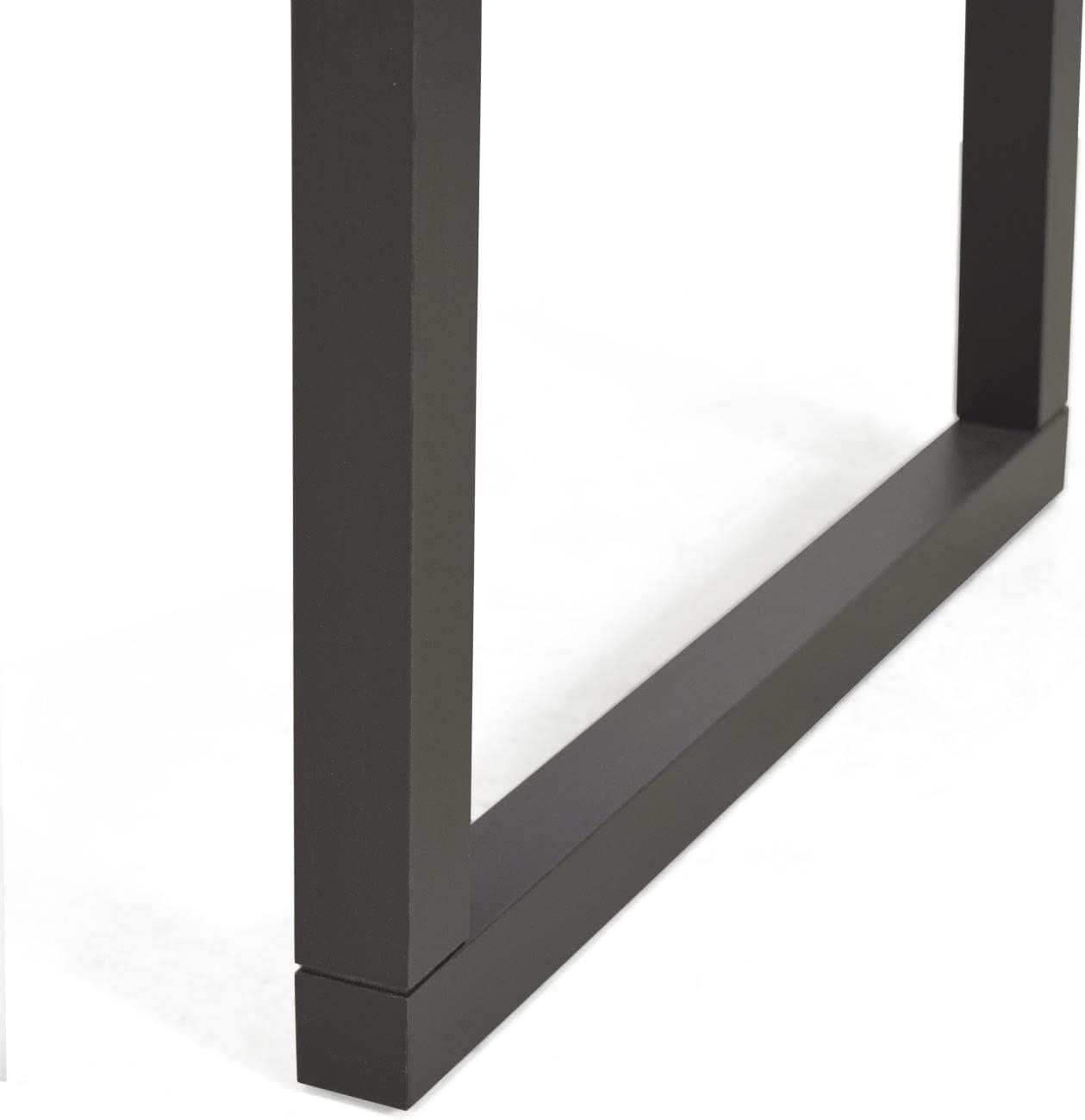 Jennings Live Edge Cocktail Table Cherry/Black - Steve Silver Co.: Pine Veneer, Metal Glides, CSA Certified