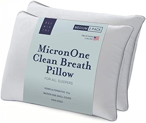 MicronOne Gel Fiber Plush Pillow (Set of 2)