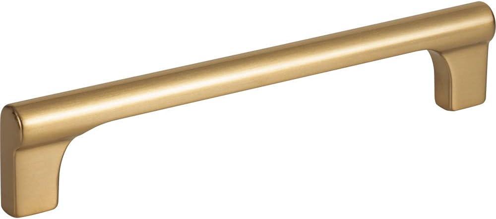 Whittier 5 5/8 Inch Warm Brass Modern Cabinet Pull