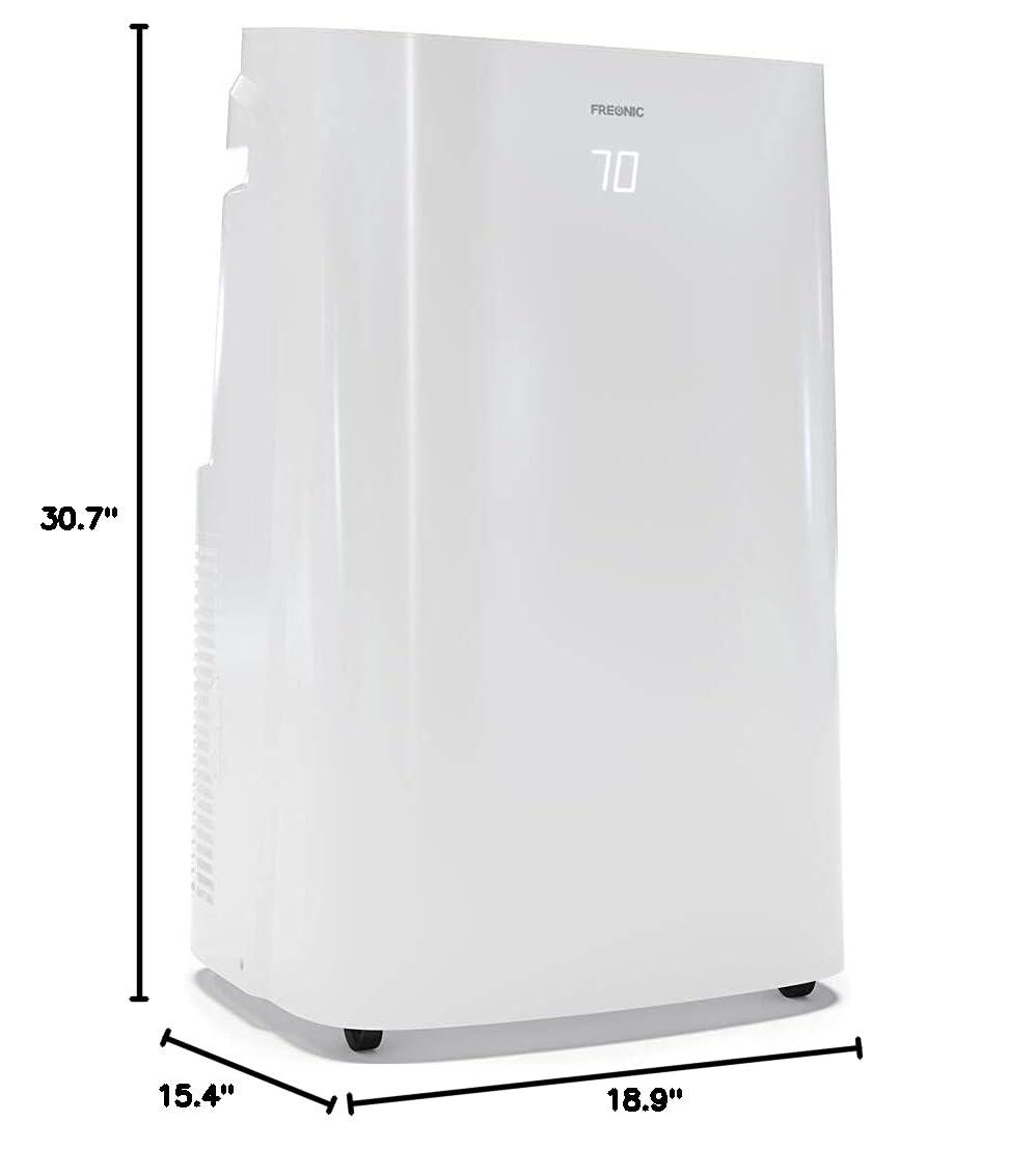 Freonic 14,500 BTU ASHRAE/10,800 BTU DOE 450 sq. ft. Portable Air Conditioner with Remote