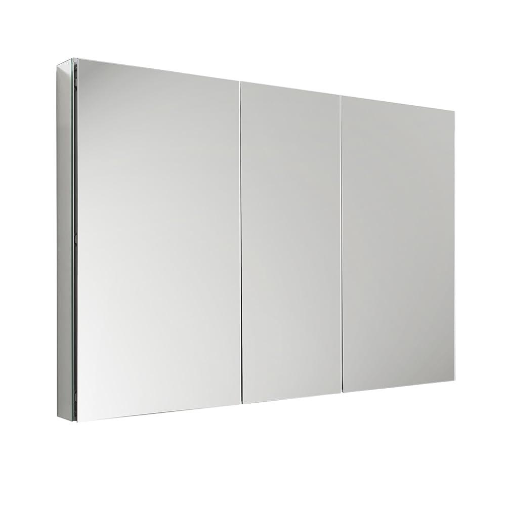 Senza Recessed/Surface Mount Rectangular Frameless Bathroom Medicine Cabinet