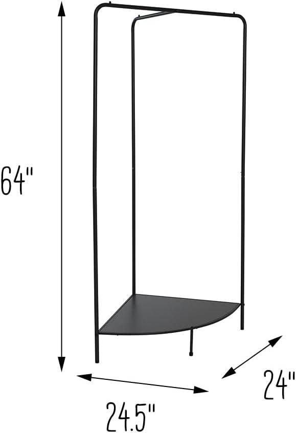 Rebrilliant Mailie 24'' Metal Clothing Rack