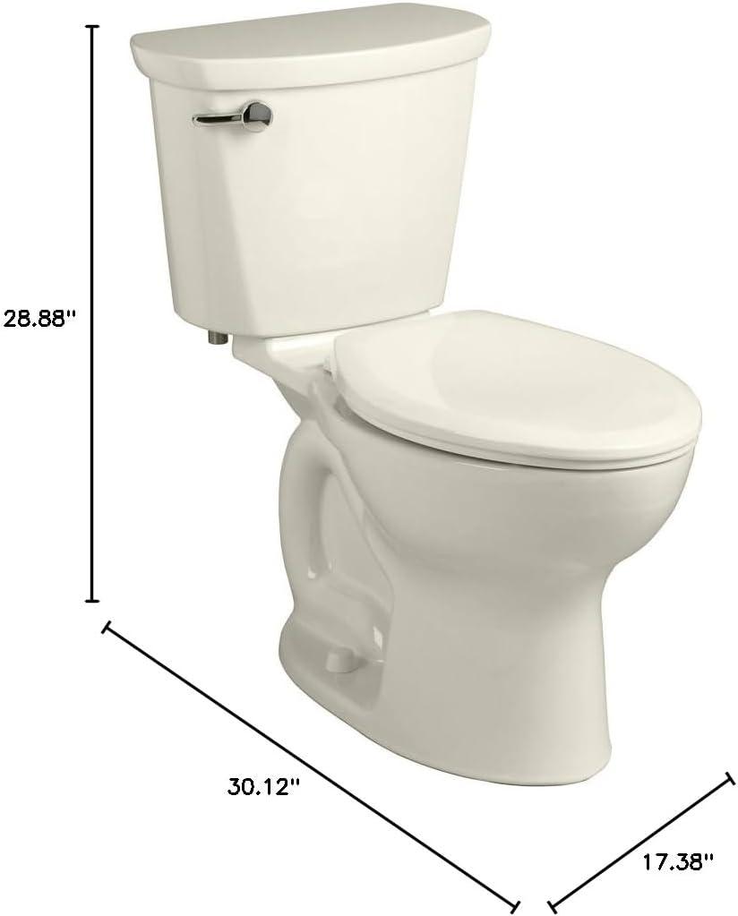 American Standard Champion Pro 1.28 Gallons GPF Round Comfort Height Floor Mounted Two-Piece Toilet (Seat Not Included)