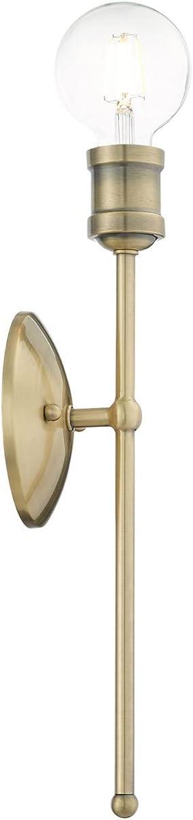 Lansdale 15'' Antique Brass Dimmable Wall Sconce