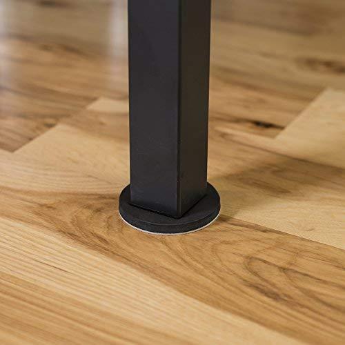 Hard Surface Reusable Furniture Felt Sliders 3-1/2” Round 16-Pack in Resealable Bag by Smart Surface