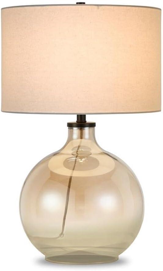 Evelyn&Zoe Traditional Glass Clear Glass Table Lamp