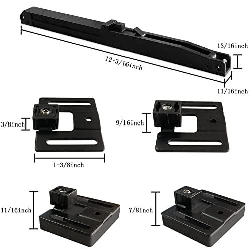2PCS Soft Close barn Door Hardware kit Barn Door Soft Close Mechanism Spring Buffer Damper Hole-Free Version Fit for Door Weight 60-176 Pounds Adjustable Door Stoppers 2022NEWEST (Use for 20-40)