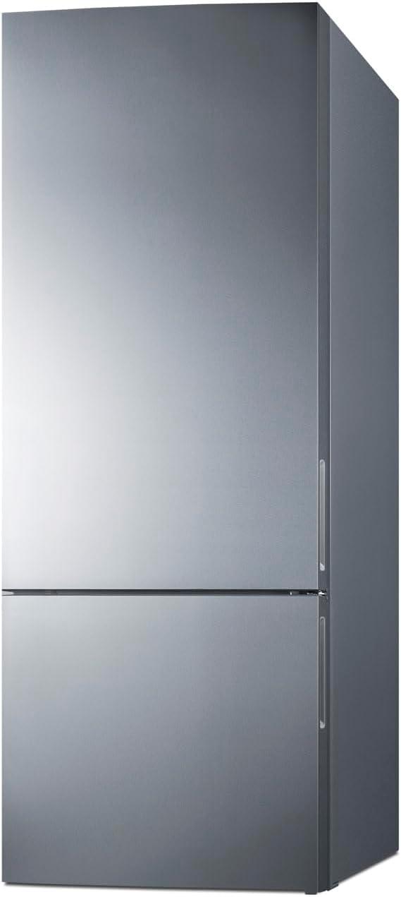 Summit Appliance 28" 14.6 Cubic Feet Energy Star Bottom Freezer Refrigerator
