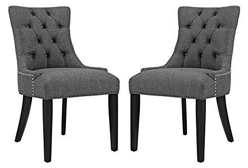 Modway Regent Dining Side Chair Fabric Set of 2 - Gray