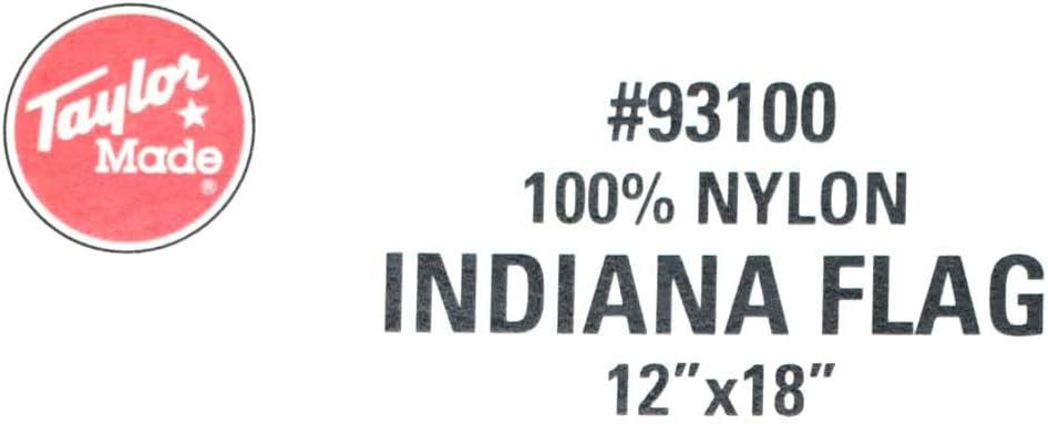 Taylor Made Boat Indiana State Flag 93100 | Nylon Blue Yellow