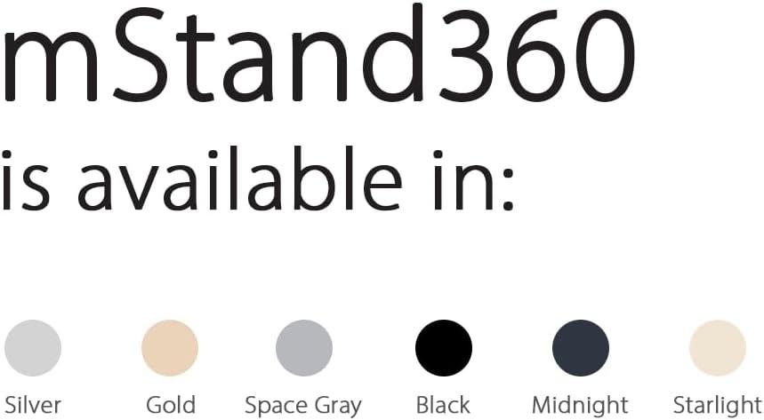 Rain Design M-Stand 360 Laptop Stand with Swivel, Space Gray