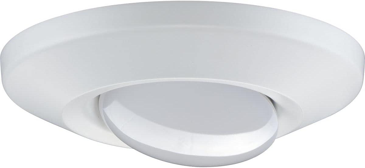 Progress Lighting, Intrinsic Collection, 1-Light Surface Mount, Satin White, Eyeball Downlight