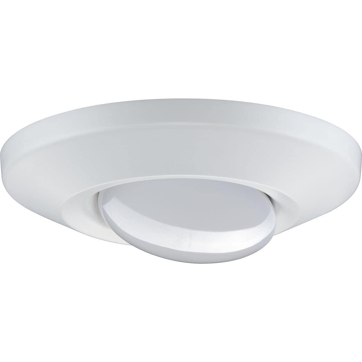 Progress Lighting, Intrinsic Collection, 1-Light Surface Mount, Satin White, Eyeball Downlight