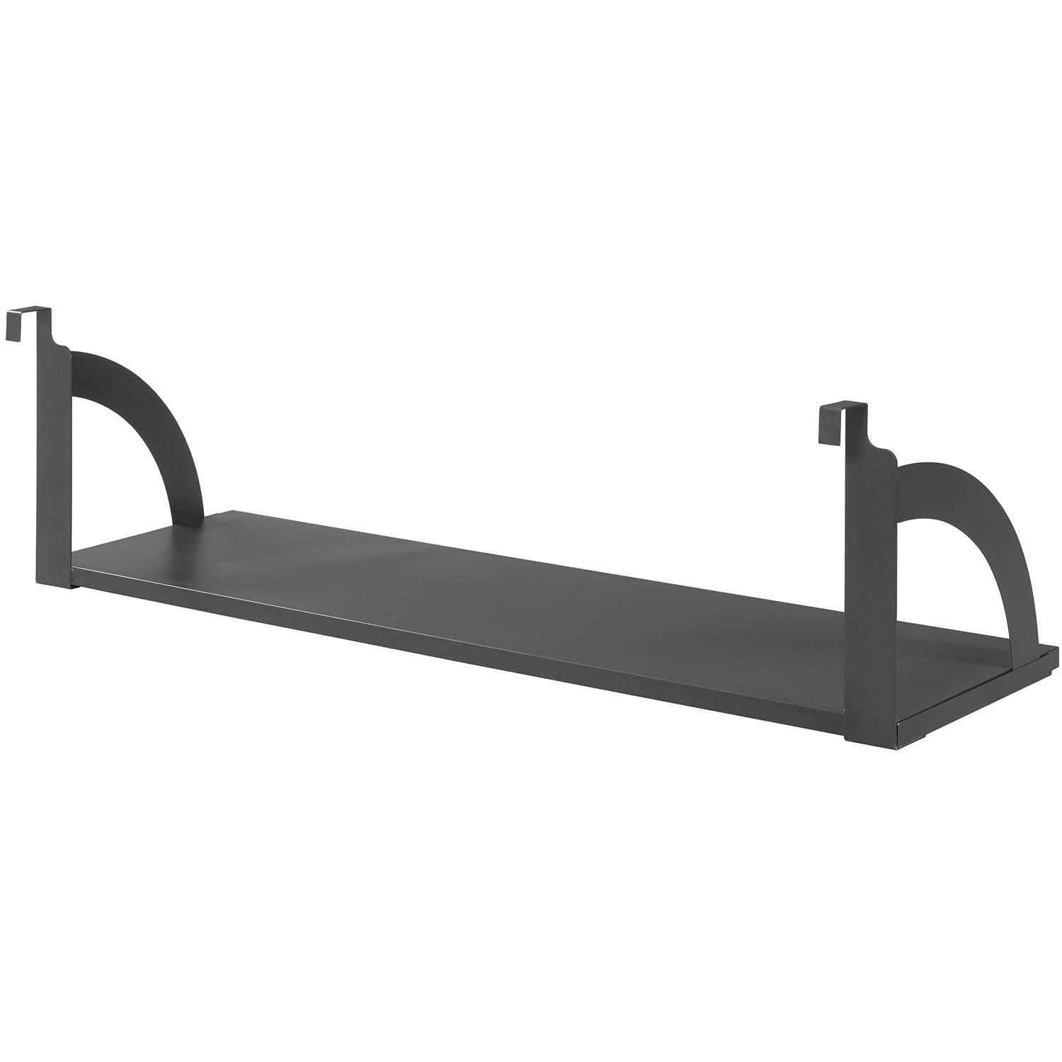 36"W Hanging Shelf, Black, For 1-3/4" Partition/Cubicle Panels