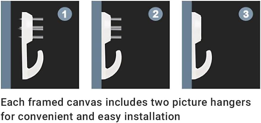 Istrion Inspirational Wall Art Framed Canvas 12 x 16 in (Turquoise) - Motivational Positive Quotes Rustic Wall Arts Decor for Home Office Bathroom Bedroom Kitchen Classroom Gym