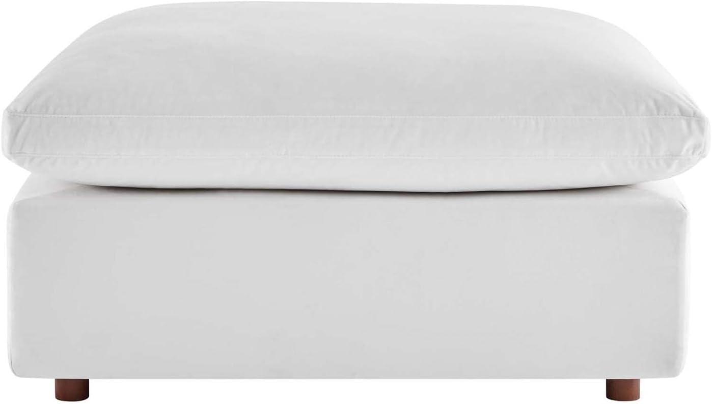 Modway Commix Down Filled Overstuffed Performance Velvet Ottoman