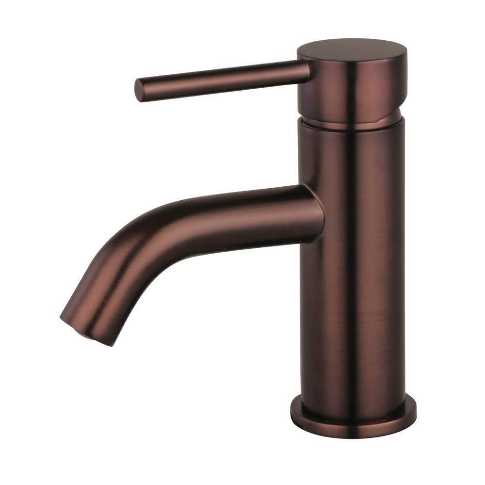 Kingston Brass Concord Single-Handle 1-Hole Deck Mount Bathroom Faucet with Push Pop-Up