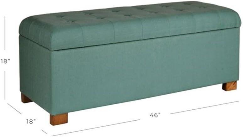 Classic Large Tufted Storage Bench - HomePop