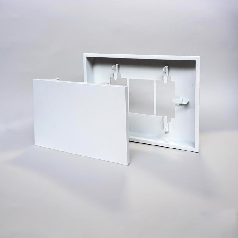 Aria Vent Drywall Lite Frame Collection Air Return, Satin White (10" x 14")