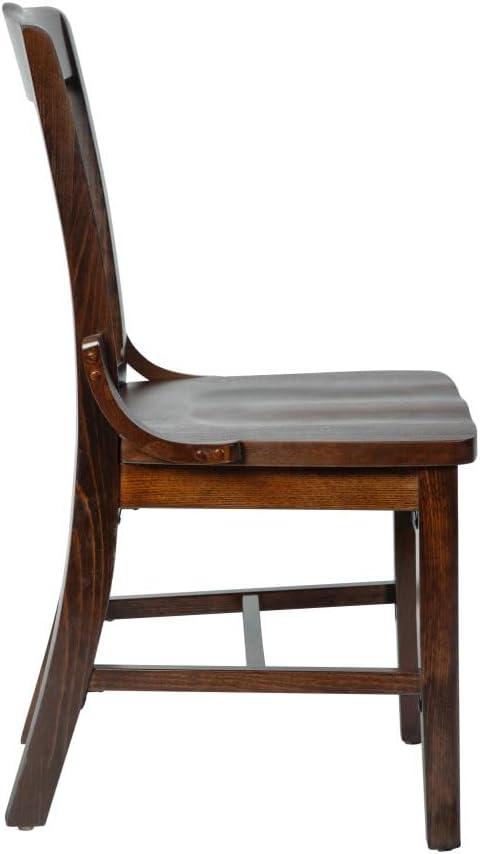 Flash Furniture HERCULES Series Finished School House Back Wooden Restaurant Chair