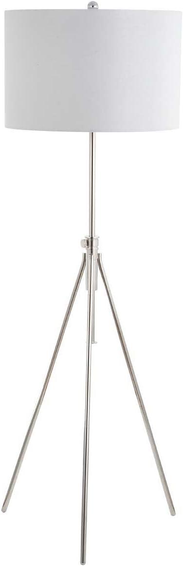 Cipriana Floor Lamp - FLL4007 - Silver/White - Safavieh
