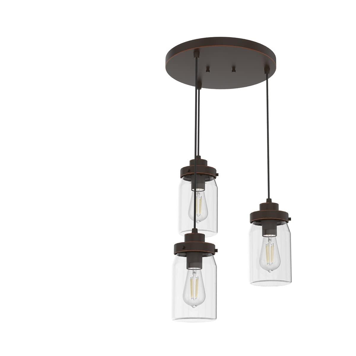 Devon Park 3 - Light Unique Tiered Chandelier