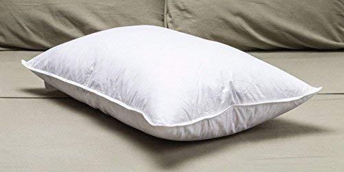 Hypoallergenic Medium Firm White Cotton Bed Pillow Set