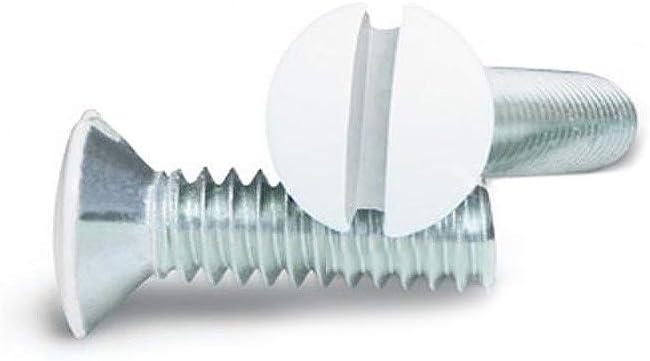 Cmple - [10 PACK] White Standard 1-Gang Blank Decora Wall Plate, Polycarbonate Thermoplastic Panel GFCI Electrical Wall Plate Single-Gang Cover