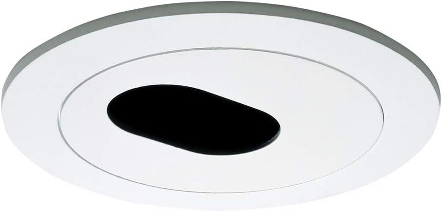 White Aluminum Adjustable Recessed LED Light Trim