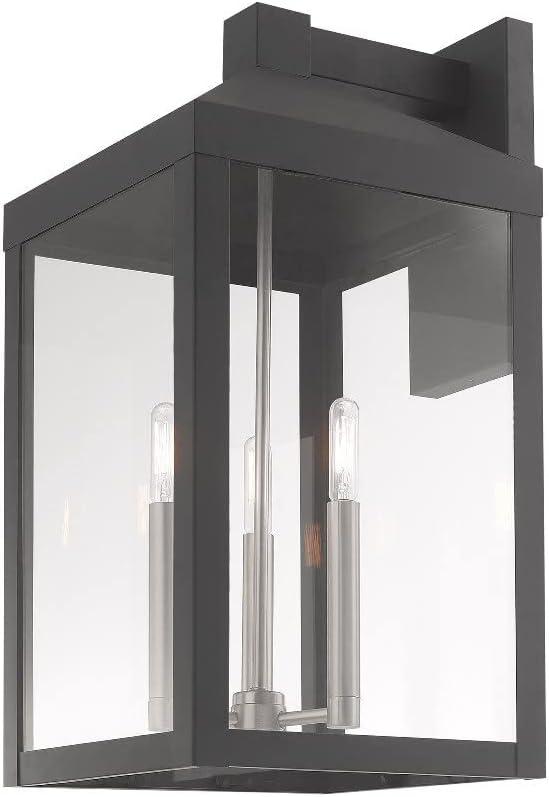 Livex Lighting Nyack 3 Light Outdoor Wall Lantern