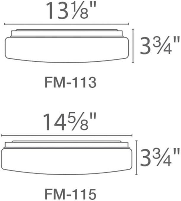 Acrylic LED Flush Mount